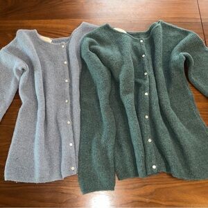 Women's Sezane Gaspard Cardigans Set of Two Size Small